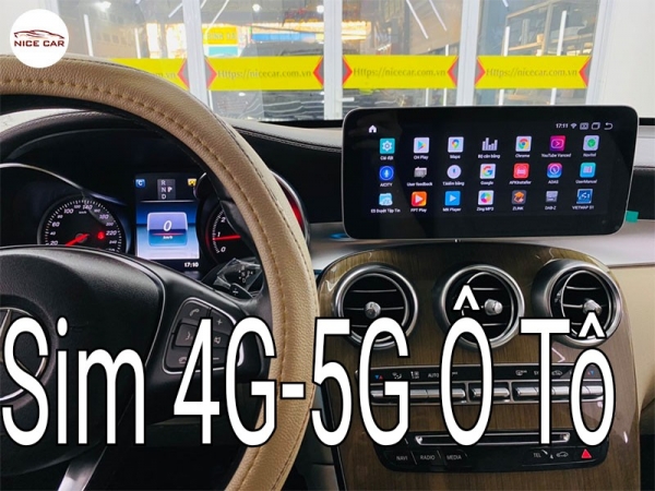 Sim 4G/5G cho ô tô