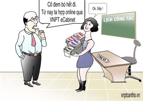 Phần mềm hợp trực tuyến VNPT eCabinet