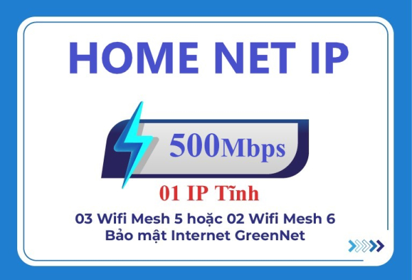 HomeNet IP - Internet cáp quang siêu tốc độ